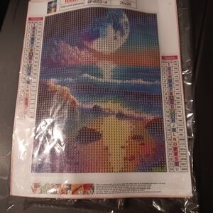 Colorful Ocean And Moon Diamond Painting Kit 20x25